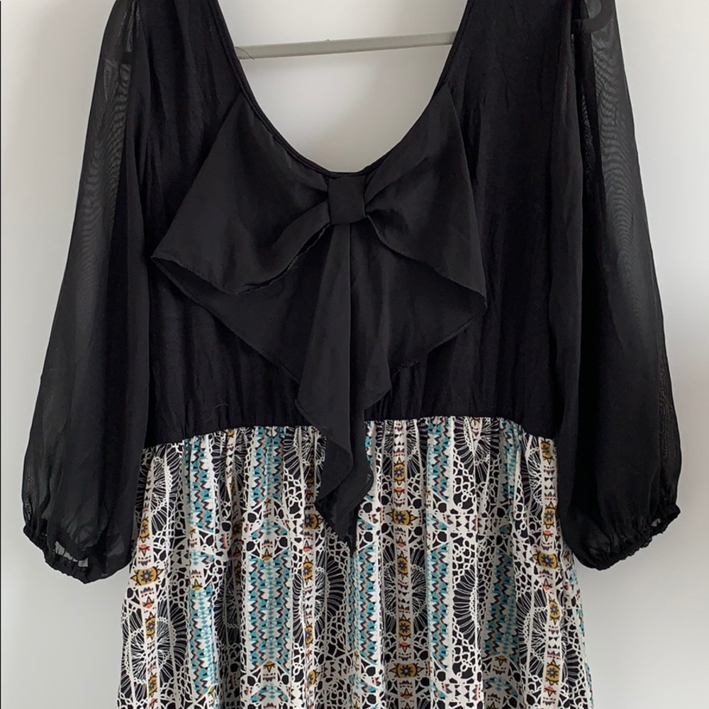 Flirty Bow Back Dress